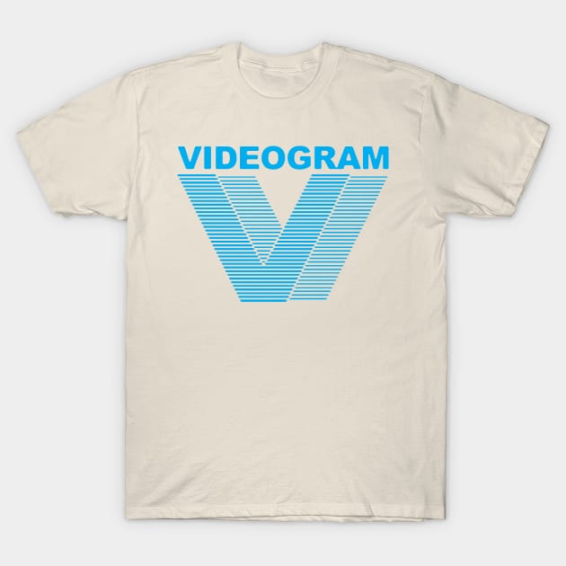 Vestron Video Xerox Logo (BLUE) T-Shirt by Videogram